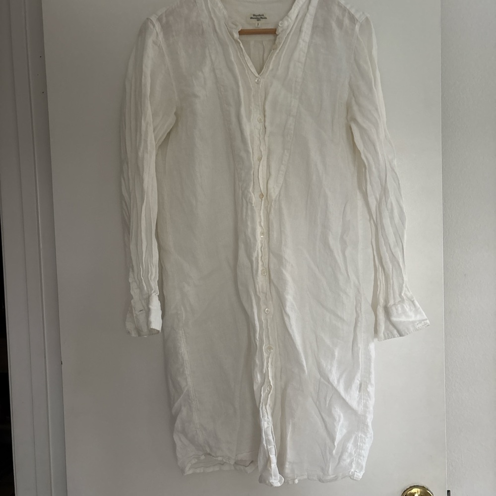 Hartford Classic White Button-Up Shirt